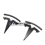 Tesla Logo "T" Emblem for Model 3 / Y (Set of 3)