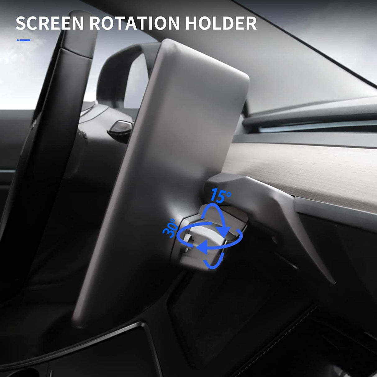 Model Y / Model 3 Highland Screen Swivel Rotating Mount Kit (Fits RHD & LHD) | TESERY