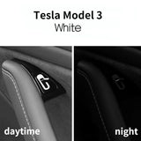 Glow-in-the-Dark Door Handle Stickers for Model 3 (8-Pack) | 2 Colors | Easy Find