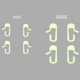 Glow-in-the-Dark Door Handle Stickers for Model 3 (8-Pack) | 2 Colors | Easy Find