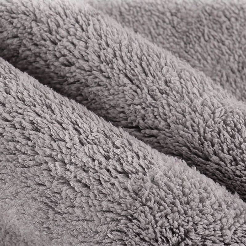 Premium Dual-Sided Microfiber Towel | 8x Absorbent | Coral Velvet + Suede | 28×20cm