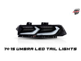 2014-2015 Chevy Camaro Umbra LED Taillights – Gloss Black/Smoke Lens