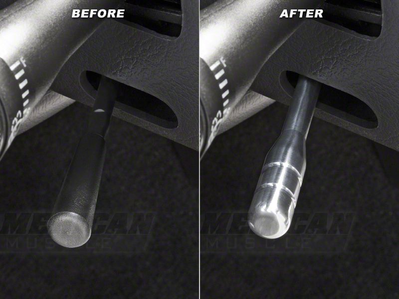 Speedform Modern Billet Tilt Steering Lever; Polished (94-04 Mustang)