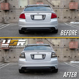 2004-2008 Acura TL Black Smoke Tail Lights Set