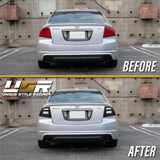 2004-2008 Acura TL Black Smoke Tail Lights Set