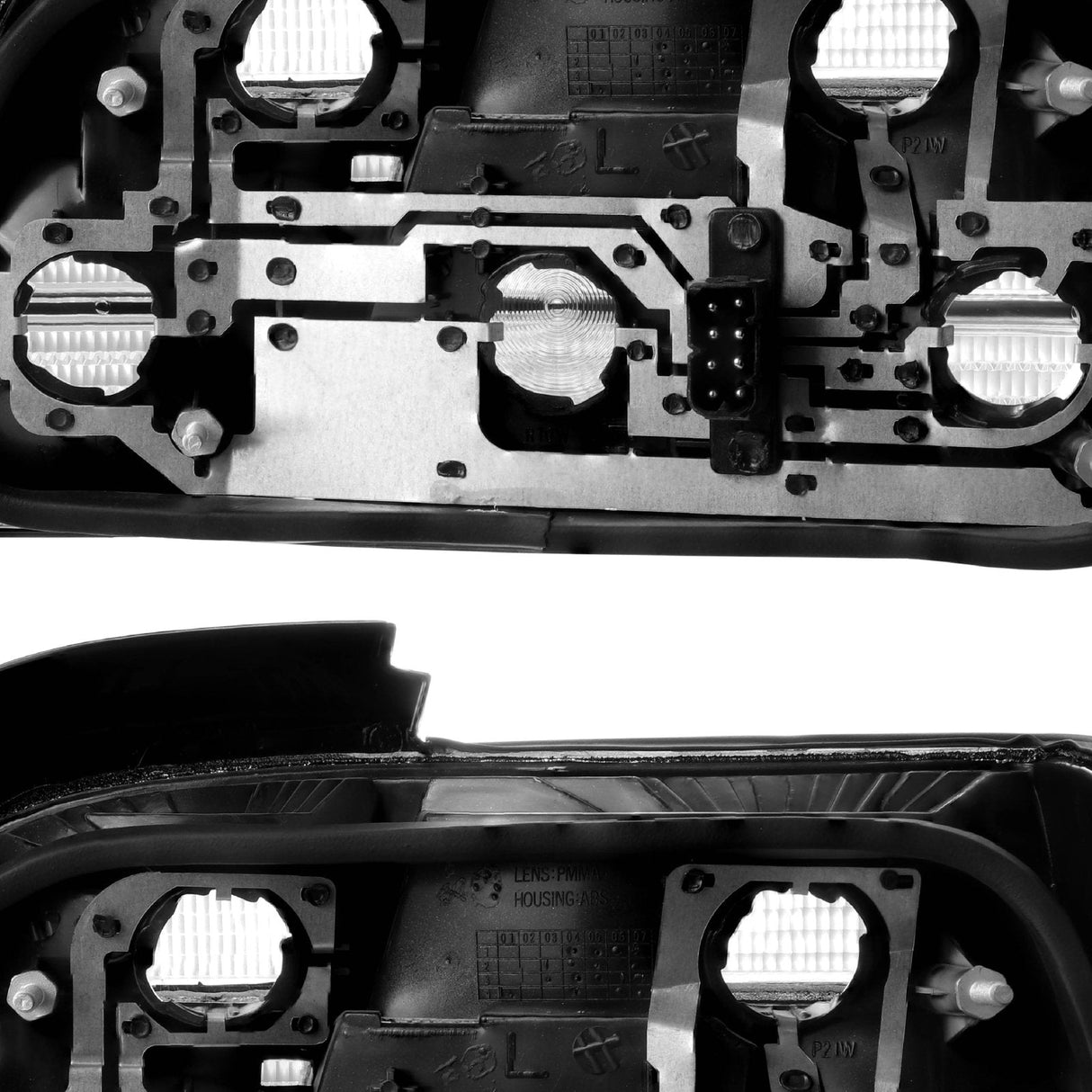 1992-1999 Bmw E36 2d/Cabrio All Clear Tail Lights