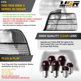 1992-1998 BMW E36 4 Door All Clear Tail Lights