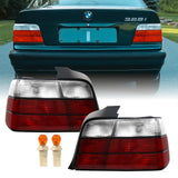 1992-1999 BMW E36 4d Red/Smoke Tail Lights