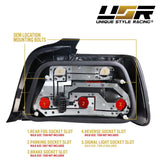 1992-1999 BMW E36 4D Smoke Tail Lights