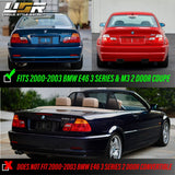 1999-2003 BMW E46 Red/Smoke LED Tail Lights - 4 Pieces