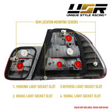 2002-2005 BMW E46 4D Red/Smoke/Red 4pcs Tail Lights