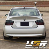 2006-2008 BMW E90 Blackline Style Dark Red Smoke Tail Lights