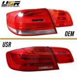2007-2010 BMW E92 Euro LCI Look LED Tail Lights 4pc w/ Wiring