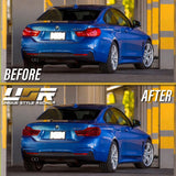 2014-2017 BMW 4 Series OE Style LED Light Bar Red Lens 4pcs Tail Light