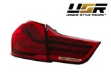 2014-2017 BMW 4 Series OE Style LED Light Bar Red Lens 4pcs Tail Light