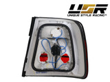 1989-1996 BMW E34 5 Series Red/Clear Tail Lights