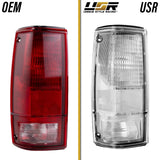 1982-1993 Chevrolet S10 / Blazer Clear Tail Light Set