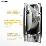 1992-1996 Ford Bronco Smoke Tail Light