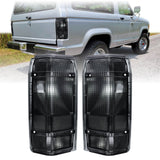 1984-1990 Ford Bronco Ii Smoke Tail Light Set
