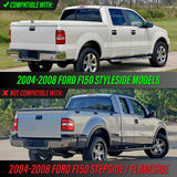 2004-2008 Ford F150 DM Style LED Black Tail Lights Set