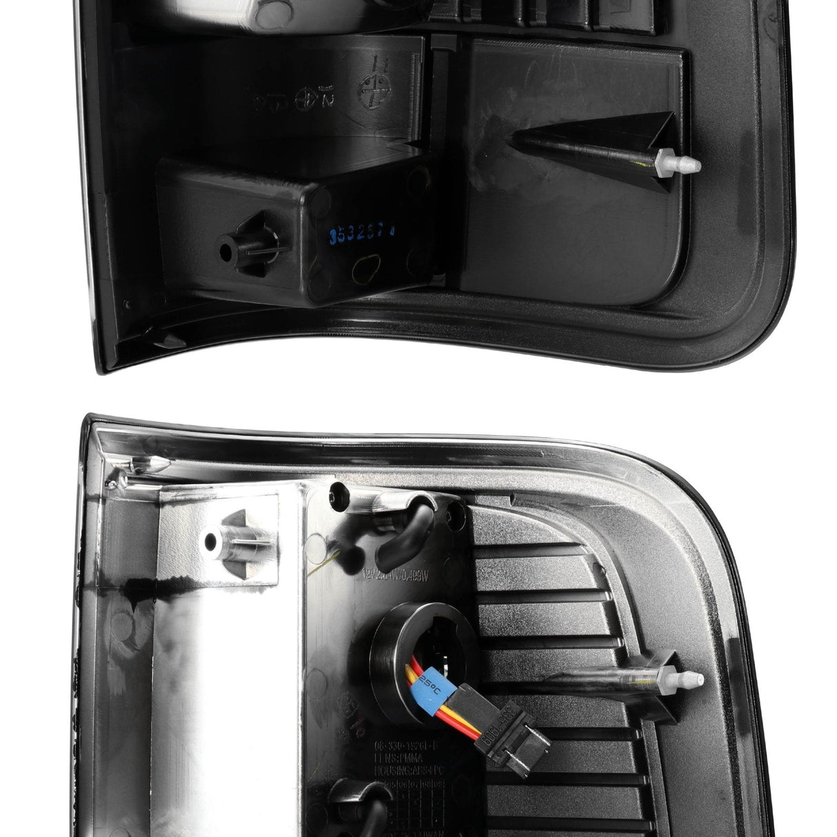 2004-2008 Ford F150 DM Style LED Black Tail Lights Set