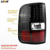 2004-2008 Ford F150 DM Style LED Black Tail Lights Set