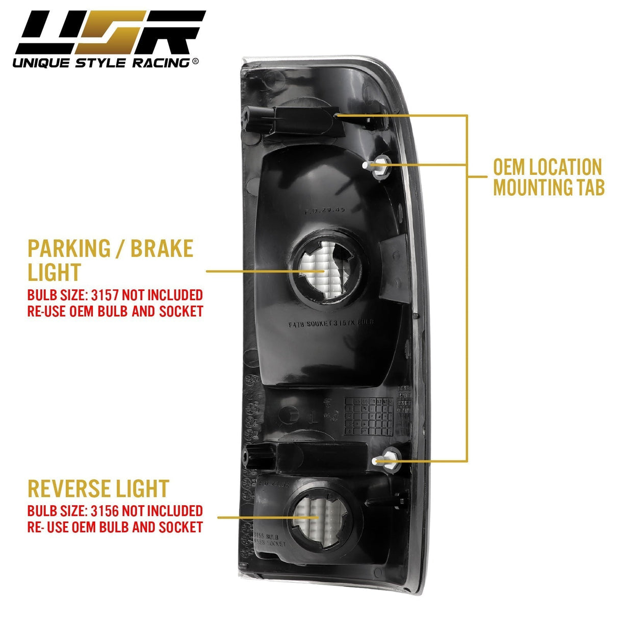 1997-2003 Ford F150 / 1997-2007 Ford F250 Smoke Tail Light
