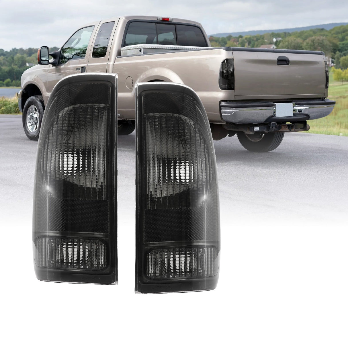1997-2003 Ford F150 / 1997-2007 Ford F250 Smoke Tail Light