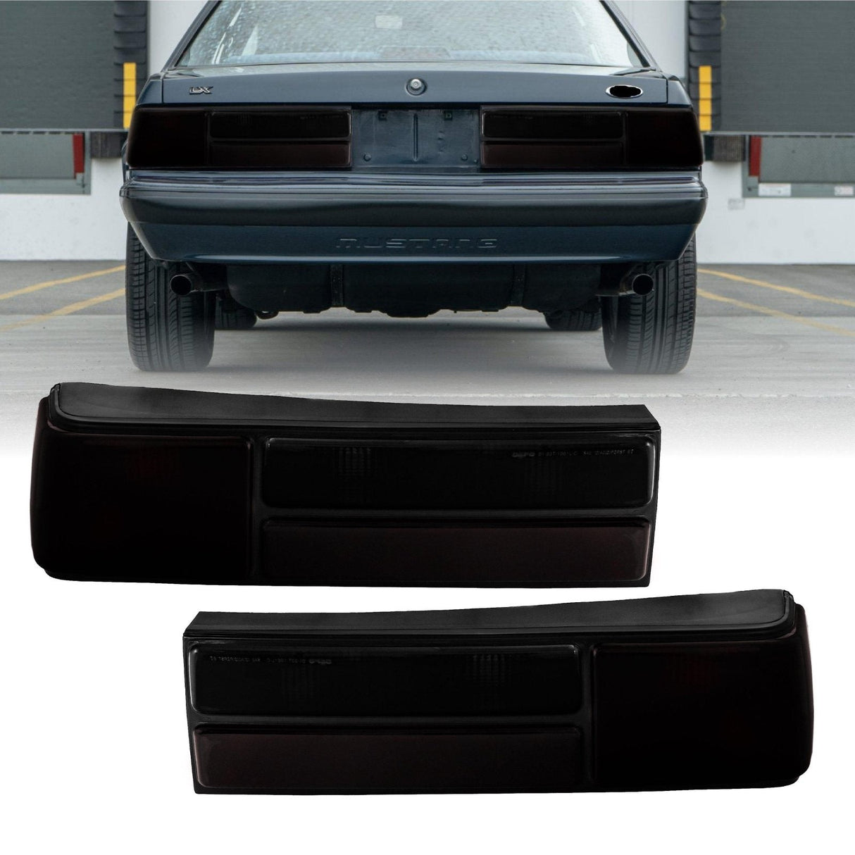 1987-1993 Ford Mustang Smoke Tail Light