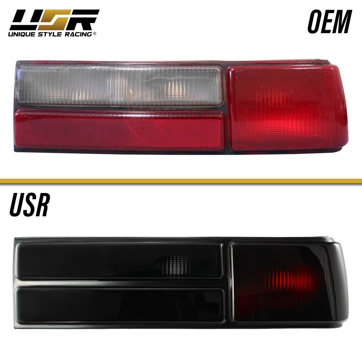 1987-1993 Ford Mustang Smoke Tail Light