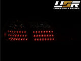 1998-2000 Honda Accord 4dr Red/Clear LED Tail Lights