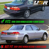 1998-2000 Honda Accord 4dr Red/Clear LED Tail Lights