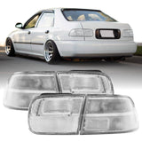1992-1995 Honda Civic All Clear 4 Pieces Tail Lights
