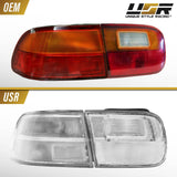 1992-1995 Honda Civic All Clear 4 Pieces Tail Lights