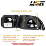 1992-1995 Honda Civic All Clear 4 Pieces Tail Lights