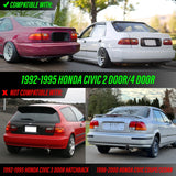 1992-1995 Honda Civic All Clear 4 Pieces Tail Lights