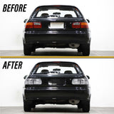 1992-1995 Honda Civic All Clear 4 Piece Tail Lights