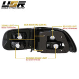 1992-1995 Honda Civic All Clear 4 Piece Tail Lights