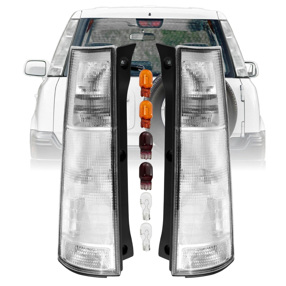 1997-2001 Honda CR-V All Clear Tail Lights