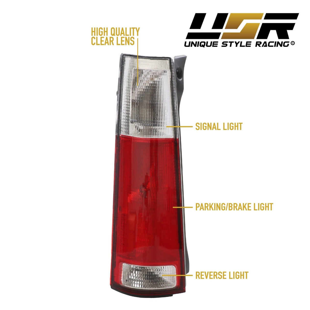 1997-2001 Honda CRV Red/Smoke Tail Light