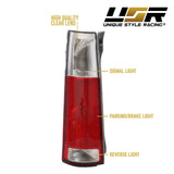 1997-2001 Honda CRV Red/Smoke Tail Light