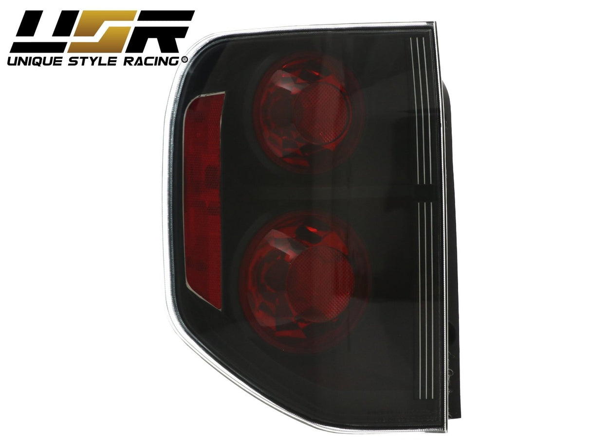2003-2008 Honda Pilot Black/Smoke Tail Lights