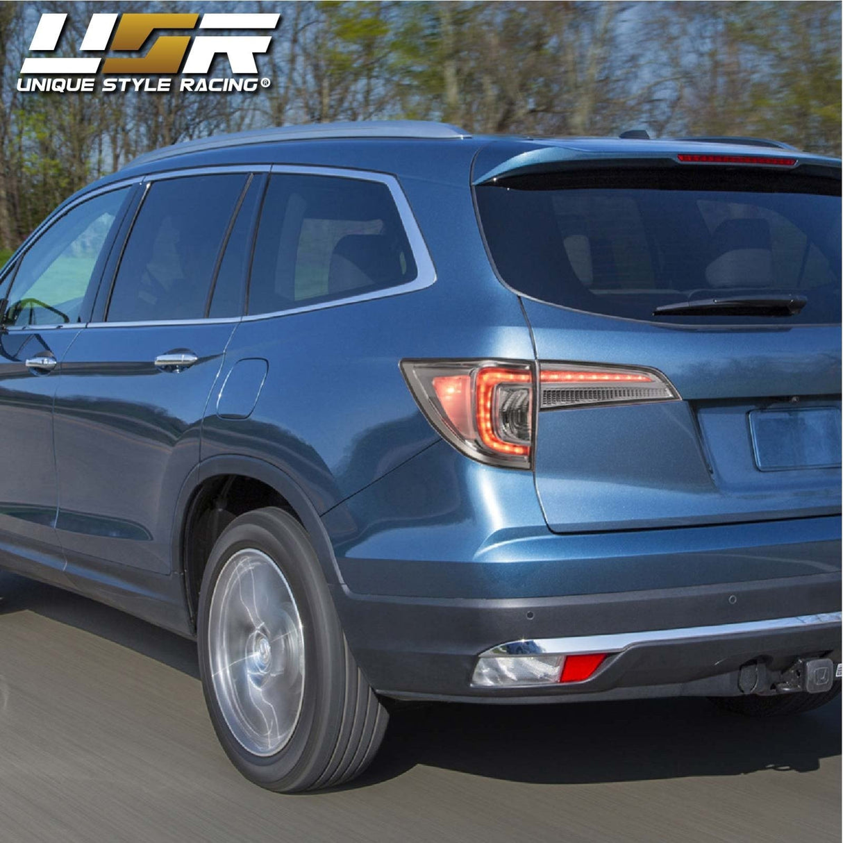 2016-2018 Honda Pilot All Clear Rear Tail Lights Set