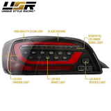 2000-2009 Honda S2000 Black/Smoke LED Tail Lights