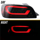 2000-2009 Honda S2000 Black/Smoke LED Tail Lights