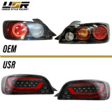 2000-2009 Honda S2000 Black/Smoke LED Tail Lights