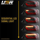2000-2009 Honda S2000 Black/Smoke LED Tail Lights