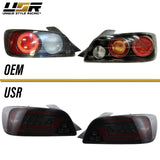 2000-2009 Honda S2000 Black/Smoke LED Tail Lights