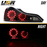 2008-2013 Infiniti G37 Maxzone Style Black Housing Clear Lens Tail Lights