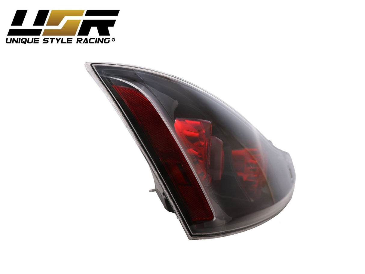 2008-2013 Infiniti G37 Maxzone Style Black Housing Clear Lens Tail Lights
